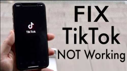 How to Fix the TikTok App is not working - Today Pak Web