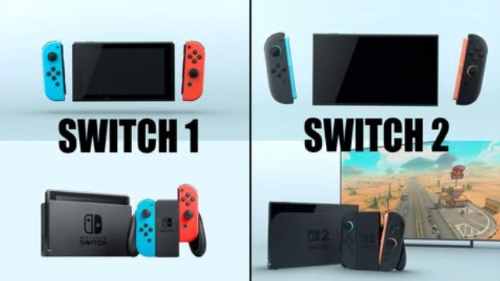 Nintendo Switch 1 vs Nintendo Switch 2